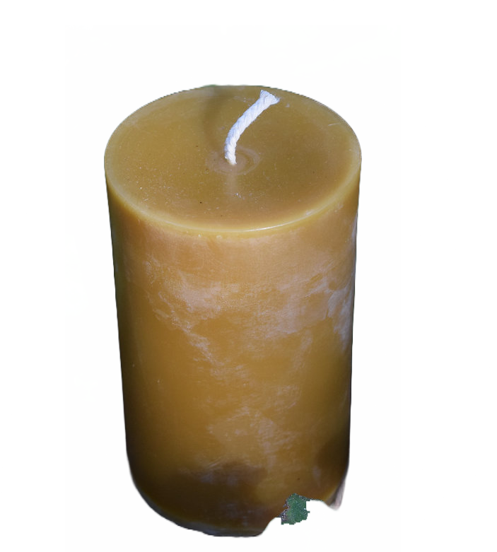 100% Pure Beeswax Pillar Candle-extra large 3 wick Beeswax Pillar