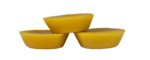 Set of 3 pure organic beeswax discs stacked on top of each other from Bee With Nature